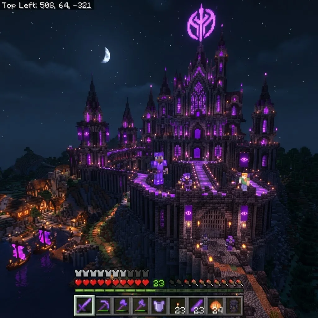Citadel after dark